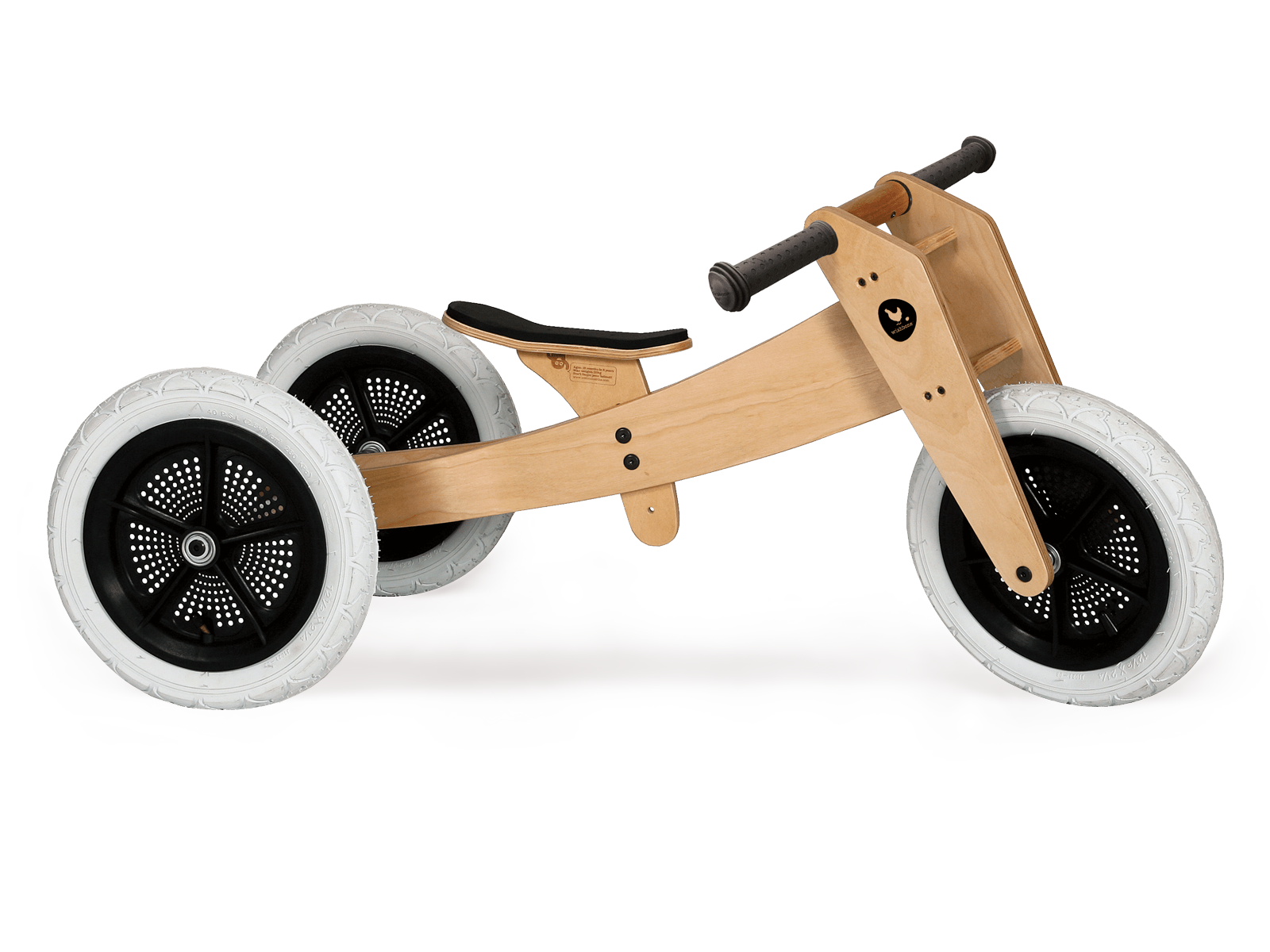 Small wooden balance outlet bike