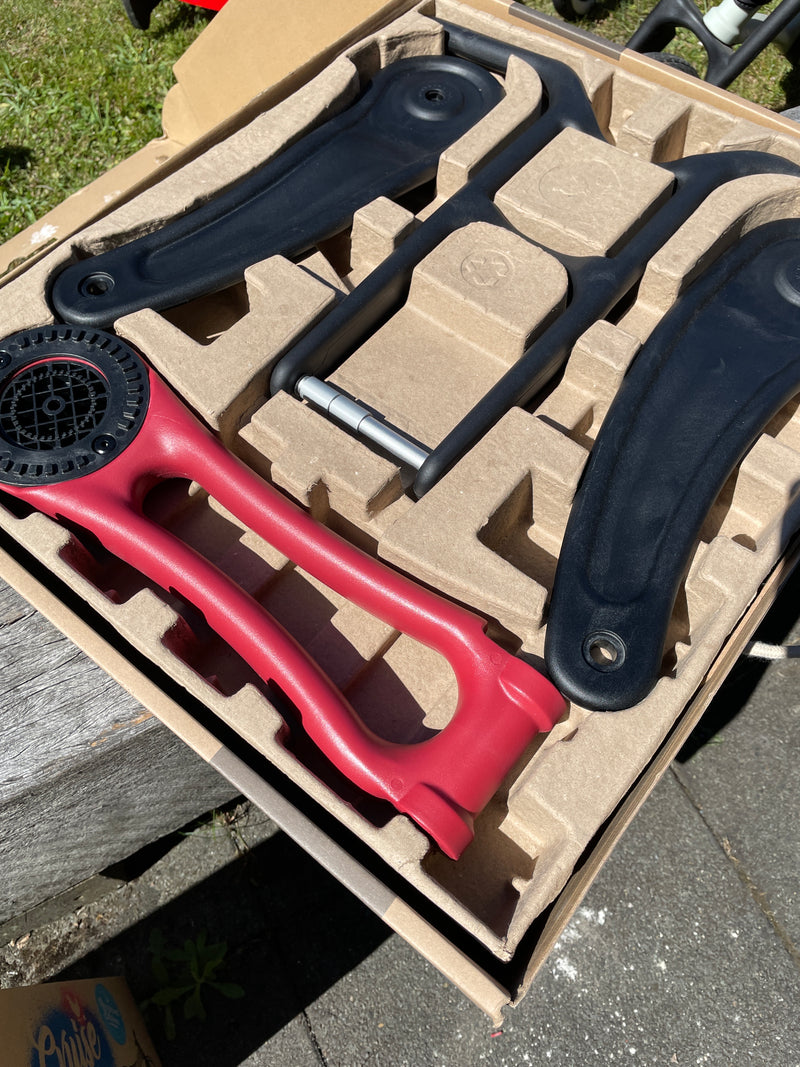 Wishbone Recycled 3-in-1 Balance Bike Red (ex-Demo)