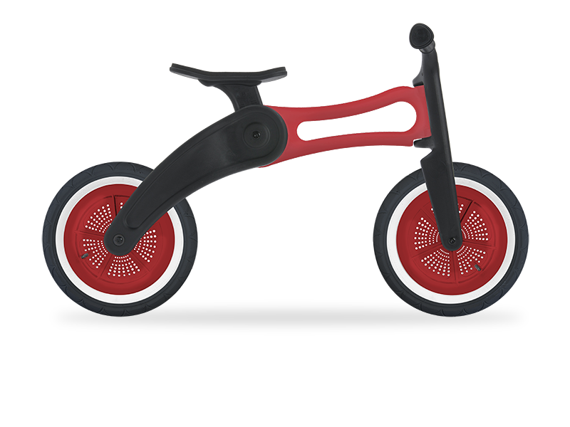 Wishbone Recycled 3-in-1 Balance Bike Red (ex-Demo)